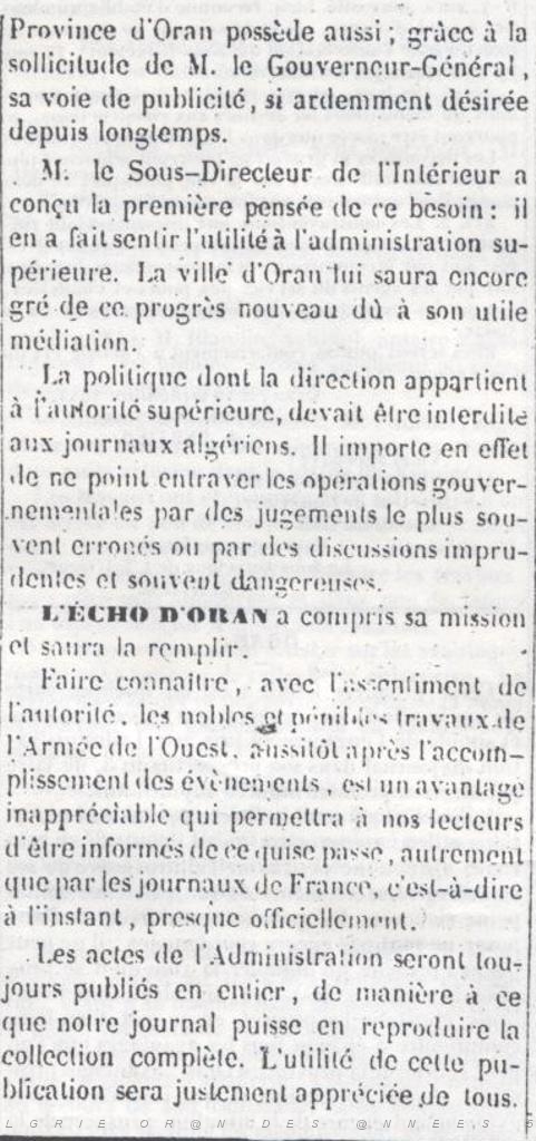 ECHO D ORAN SAMEDI 12 OCTOBRE 1844 PAGE 99 03.JPG